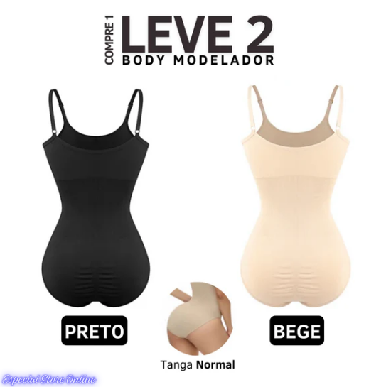 Body Modelador ShapeSlim (Compre 1 E Leve 2) + Frete Grátis