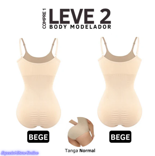 Body Modelador ShapeSlim (Compre 1 E Leve 2) + Frete Grátis