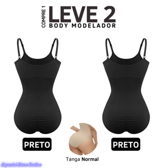 Body Modelador ShapeSlim (Compre 1 E Leve 2) + Frete Grátis