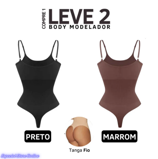 Body Modelador ShapeSlim (Compre 1 E Leve 2) + Frete Grátis