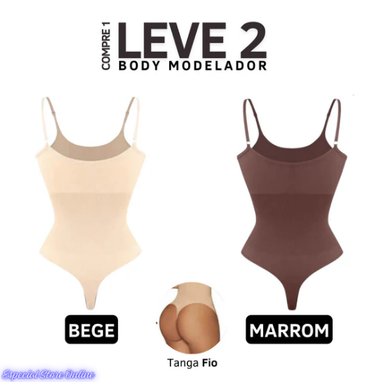 Body Modelador ShapeSlim (Compre 1 E Leve 2) + Frete Grátis