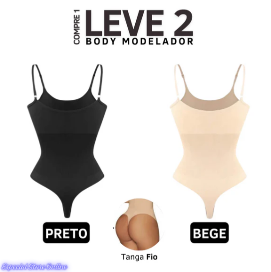 Body Modelador ShapeSlim (Compre 1 E Leve 2) + Frete Grátis