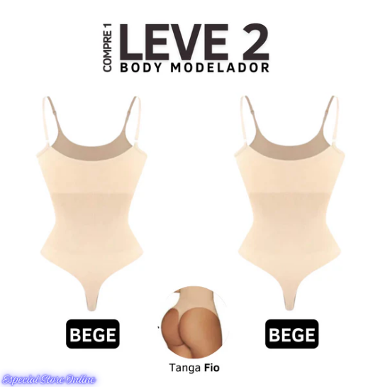 Body Modelador ShapeSlim (Compre 1 E Leve 2) + Frete Grátis