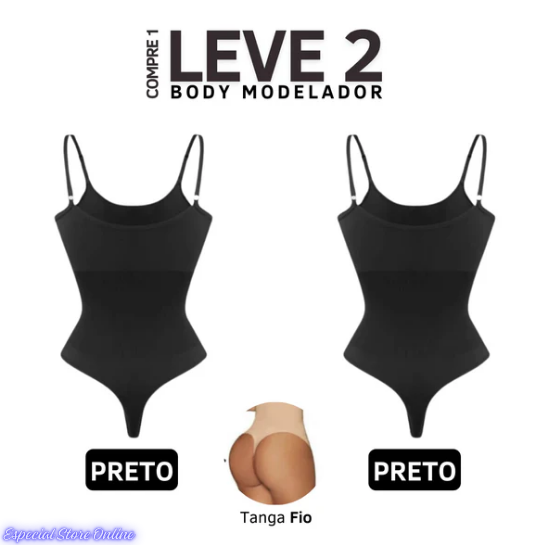 Body Modelador ShapeSlim (Compre 1 E Leve 2) + Frete Grátis